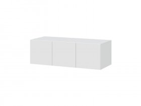 Антресоль 1200 ШК-5 (белый текстурный) в Комарье - komare.mebel-nsk.ru | фото