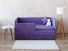 Диван-кровать Happy (сиреневый) в Комарье - komare.mebel-nsk.ru | фото