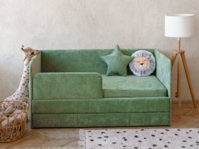 Диван-кровать Happy (зеленый) в Комарье - komare.mebel-nsk.ru | фото