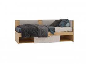 Диван-кровать с ящиком 0,9 м Стэнфорд Дв005.0_90 в Комарье - komare.mebel-nsk.ru | фото