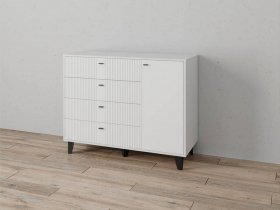 Комод «Катрин-13» (белый/белый снег) в Комарье - komare.mebel-nsk.ru | фото