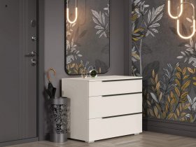 Комод с 3 ящиками Айри КМ-001 (кашемир) в Комарье - komare.mebel-nsk.ru | фото