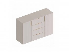 Комод с 4 ящ., 2створ. «Тефия» (тефия/софт сантьяго) в Комарье - komare.mebel-nsk.ru | фото