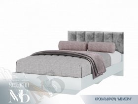 Кровать 1,2м Мемори КР-09 в Комарье - komare.mebel-nsk.ru | фото
