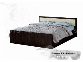 Кровать двуспальная 1,4м LIGHT Фиеста (BTS) в Комарье - komare.mebel-nsk.ru | фото