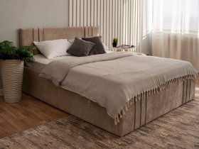 Кровать двуспальная 1,4м с подъем. мех. Леванте в Комарье - komare.mebel-nsk.ru | фото
