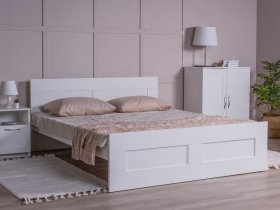 Кровать двуспальная 1,6м Сириус в Комарье - komare.mebel-nsk.ru | фото