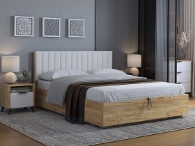Кровать двуспальная 1,6м Юлия в Комарье - komare.mebel-nsk.ru | фото