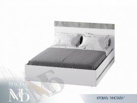 Кровать двуспальная Инстайл КР-04 в Комарье - komare.mebel-nsk.ru | фото