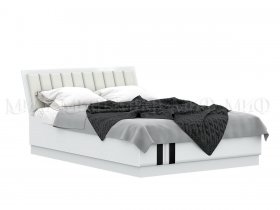 Кровать двуспальная с подъем.мех. 1,6м Магнолия в Комарье - komare.mebel-nsk.ru | фото