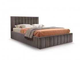 Кровать мягкая 1,6 Вена стандарт, вар.3 в Комарье - komare.mebel-nsk.ru | фото