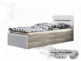 Кровать односпальная Наоми КР-12 в Комарье - komare.mebel-nsk.ru | фото