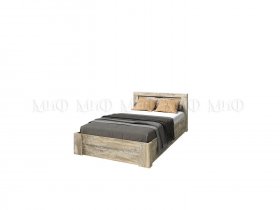Кровать с ортопед. осн. 1,2м Ривьера в Комарье - komare.mebel-nsk.ru | фото
