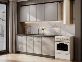 Кухонный гарнитур «Адель» 2,0м (нео) в Комарье - komare.mebel-nsk.ru | фото