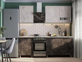 Кухонный гарнитур Розалия 1,7м (со столешницей) в Комарье - komare.mebel-nsk.ru | фото