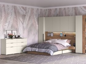 Модульная спальня Адель в Комарье - komare.mebel-nsk.ru | фото