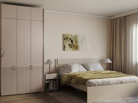 Модульная спальня Орма (МДФ) в Комарье - komare.mebel-nsk.ru | фото