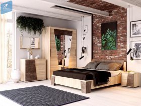 Модульная спальня Санремо в Комарье - komare.mebel-nsk.ru | фото