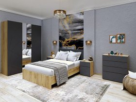 Модульная спальня Шерлок в Комарье - komare.mebel-nsk.ru | фото