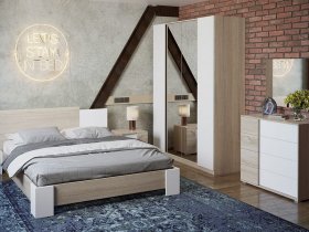 Модульная спальня «Валери» в Комарье - komare.mebel-nsk.ru | фото