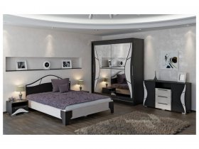 Модульная спальня Верона (Линаура) в Комарье - komare.mebel-nsk.ru | фото