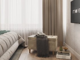 Пуф Чарли-2 (капучино) в Комарье - komare.mebel-nsk.ru | фото