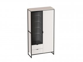 Шкаф 2 дв 2 ящ Нора (персидский жемчуг) (гостиная) в Комарье - komare.mebel-nsk.ru | фото
