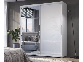 Шкаф-купе Крафт-6 2,0м (белый) в Комарье - komare.mebel-nsk.ru | фото