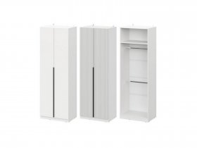 Шкаф ШК-75 Эккервуд (белый) в Комарье - komare.mebel-nsk.ru | фото