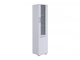 Стеллаж Лайт-2 (белый/белый) в Комарье - komare.mebel-nsk.ru | фото