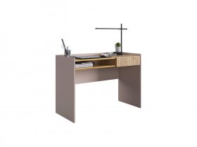 Стол 2 Доминика (кашемир/дуб крафт золотой) в Комарье - komare.mebel-nsk.ru | фото