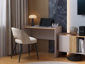 Стол Доминика (кашемир/дуб крафт золотой) в Комарье - komare.mebel-nsk.ru | фото