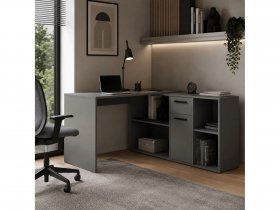 Стол письменный Лайт 03.245 (темно-серый) в Комарье - komare.mebel-nsk.ru | фото