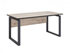 Стол руководителя Ст075.0 Гермес лофт (дуб крафт серый) в Комарье - komare.mebel-nsk.ru | фото