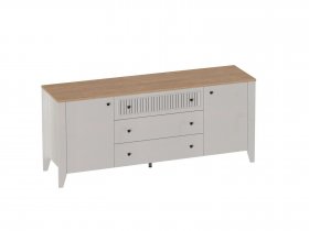 Тумба 2двери 3ящ. Валенсия (гостиная) в Комарье - komare.mebel-nsk.ru | фото