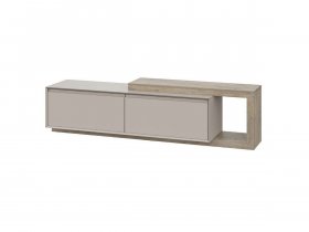 Тумба под ТВ 22 J-КШ Этна (дуб эндгрей/кашемир) в Комарье - komare.mebel-nsk.ru | фото