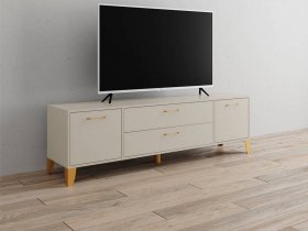 Тумба под ТВ Парус-13 (кашемир) в Комарье - komare.mebel-nsk.ru | фото